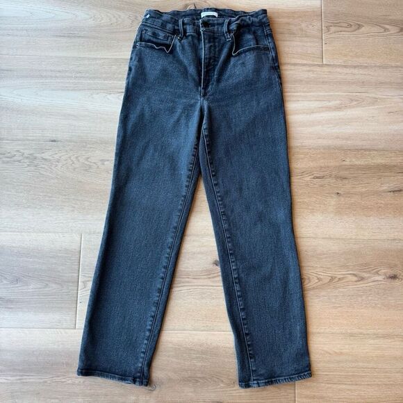 Good American Good Legs Straight Jeans - Picture 2 of 7